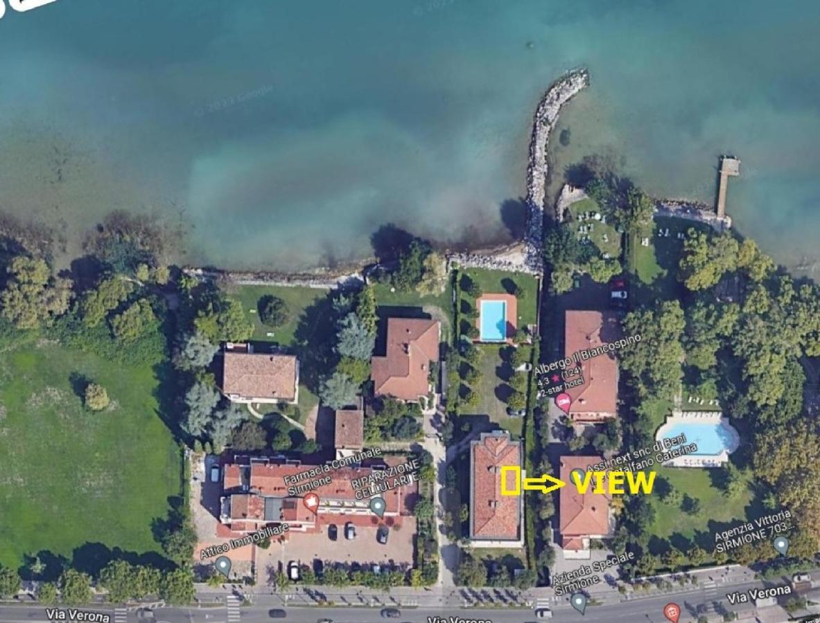 Casa Lugana 19 - Monolocale Con Piscina Direttamente A Lago Sirmione Luaran gambar